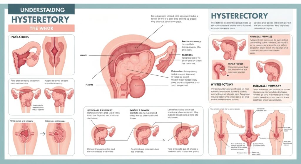 Comprendre l'hystérectomie : indications, voies et impacts sans aucun texte