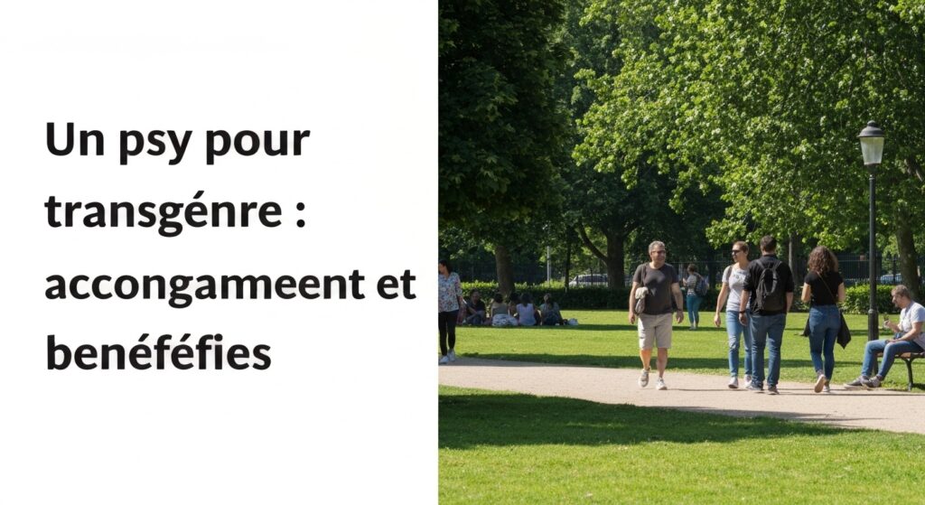 Un psy pour transgenre : accompagnement et bénéfices sans aucun texte