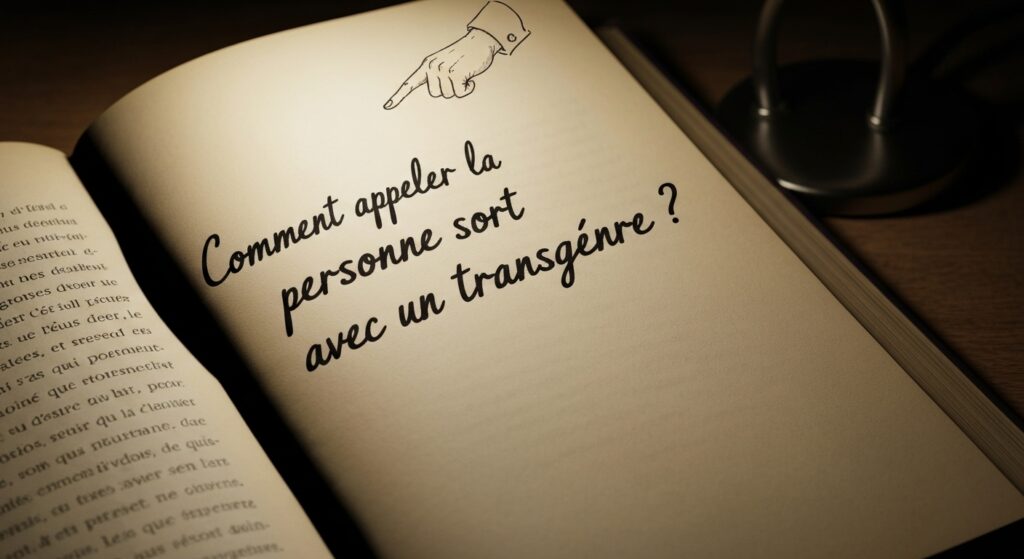 Comment appeler la personne qui sort avec un transgenre sans aucun texte
