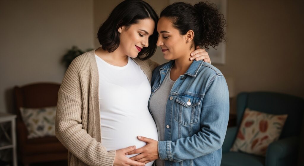 Couple transgenre enceinte : parcours, soins et enjeux sans aucun texte