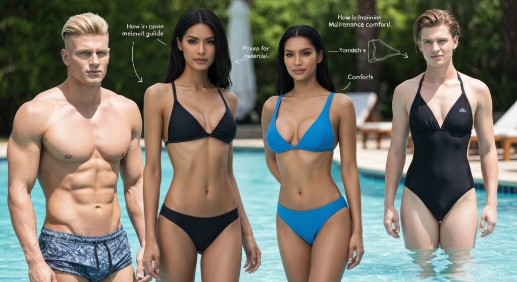 Maillot de bain transgenre : guide pratique pour maintien et confort sans aucun texte