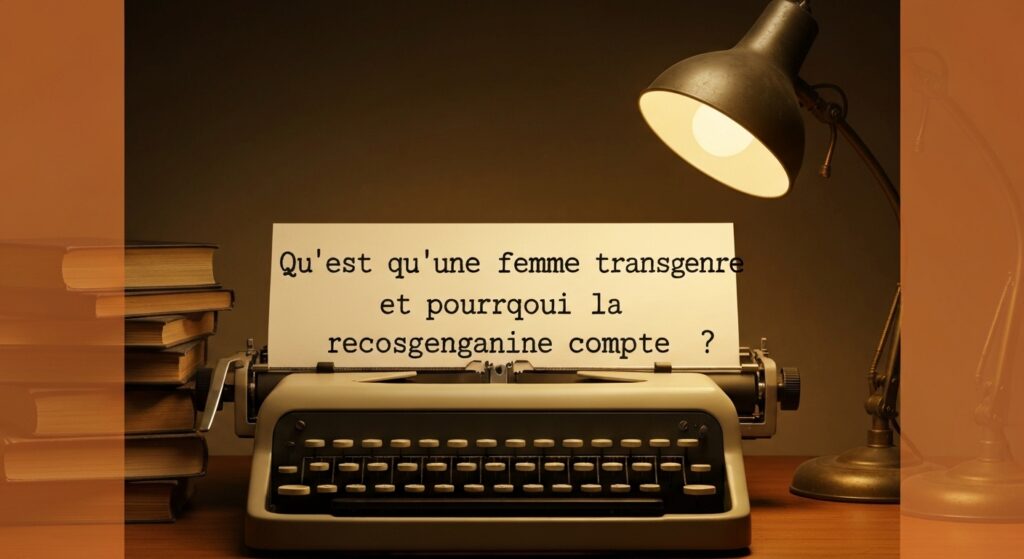 Qu'est qu'une femme transgenre et pourquoi la reconnaissance compte sans aucun texte