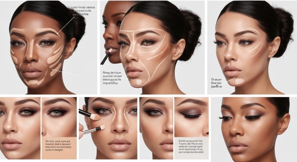 Maquillage pour transgenre : guide complet pour féminisation du visage sans aucun texte