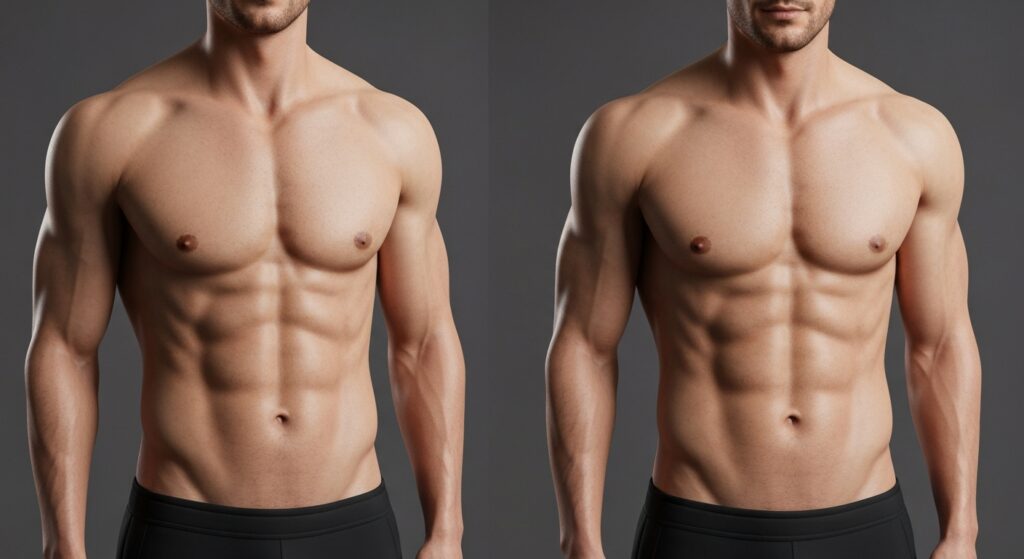Les zones du corps masculin qui attirent le plus les femmes sans aucun texte