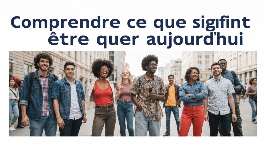 Comprendre ce que signifie être queer aujourd'hui sans aucun texte