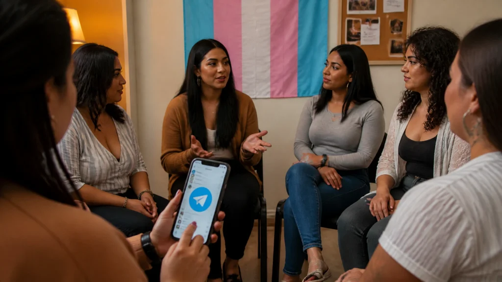 Groupe Telegram pour personnes transgenres : fonctionnement, avantages et précautions (sans texte)